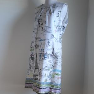 Chetta B Paris Print Dress 12